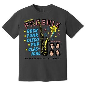 Phoenix French Band Graphic T-Shirt